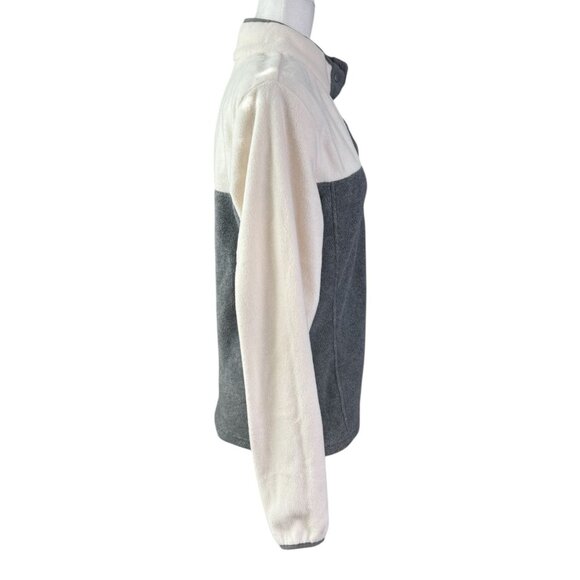 Columbia Women's Benton Springs Half Snap Pullover Fleece II in Heather Grey Med - Picture 7 of 9